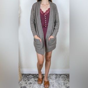 Dreamers super soft long cardigan m/l Grey-BNWOT